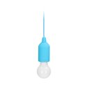 BATERYJNA LAMPKA NOCNA NA SZNURKU 1W LED, 3 X AAA, TURKUSOWA ORNO