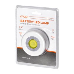 BATERYJNA LAMPKA LED Z DOTYKOWYM WŁĄCZNIKIEM, 4500K ORNO BATERYJNA LAMPKA LED Z DOTYKOWYM WŁĄCZNIKIEM, 4500K ORNO