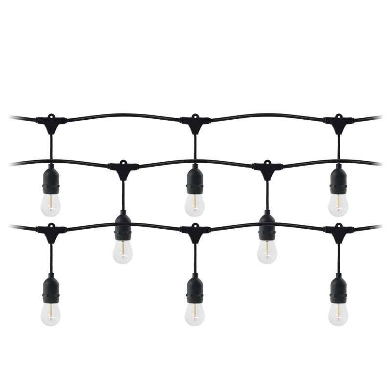 GIRLANDA OŚWIETLENIOWA - 1 SZNUR 15 M (15 OPRAW) + 15 ŻARÓWEK LED 1W E27, 3000K + 1 ŻARÓWKA GRATIS ORNO GIRLANDA OŚWIETLENIOWA - 1 SZNUR 15 M (15 OPRAW) + 15 ŻARÓWEK LED 1W E27, 3000K + 1 ŻARÓWKA GRATIS ORNO
