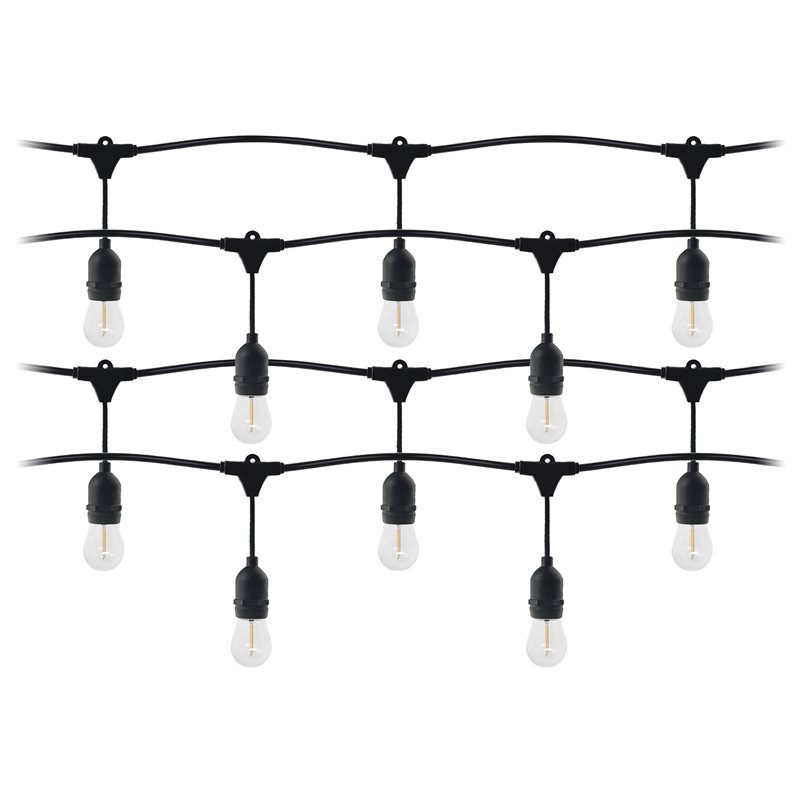 GIRLANDA OŚWIETLENIOWA - 1 SZNUR 20 M (20 OPRAW) + 20 ŻARÓWEK LED 1W E27, 3000K + 1 ŻARÓWKA GRATIS ORNO GIRLANDA OŚWIETLENIOWA - 1 SZNUR 20 M (20 OPRAW) + 20 ŻARÓWEK LED 1W E27, 3000K + 1 ŻARÓWKA GRATIS ORNO