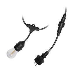 GIRLANDA OŚWIETLENIOWA - 1 SZNUR 20 M (20 OPRAW) + 20 ŻARÓWEK LED 1W E27, 3000K + 1 ŻARÓWKA GRATIS ORNO GIRLANDA OŚWIETLENIOWA - 1 SZNUR 20 M (20 OPRAW) + 20 ŻARÓWEK LED 1W E27, 3000K + 1 ŻARÓWKA GRATIS ORNO