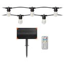 SOLARNA GIRLANDA OŚWIETLENIOWA - 1 SZNUR 10 M (10 OPRAW) + 10 ŻARÓWEK LED 0,1W E27, 3000K + 1 ŻARÓWKA GRATIS ORNO SOLARNA GIRLANDA OŚWIETLENIOWA - 1 SZNUR 10 M (10 OPRAW) + 10 ŻARÓWEK LED 0,1W E27, 3000K + 1 ŻARÓWKA GRATIS ORNO