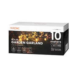 SOLARNA GIRLANDA OŚWIETLENIOWA - 1 SZNUR 10 M (10 OPRAW) + 10 ŻARÓWEK LED 0,1W E27, 3000K + 1 ŻARÓWKA GRATIS ORNO SOLARNA GIRLANDA OŚWIETLENIOWA - 1 SZNUR 10 M (10 OPRAW) + 10 ŻARÓWEK LED 0,1W E27, 3000K + 1 ŻARÓWKA GRATIS ORNO