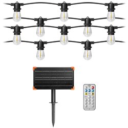 SOLARNA GIRLANDA OŚWIETLENIOWA - 1 SZNUR 20 M (20 OPRAW) + 20 ŻARÓWEK LED 0,1W E27, 3000K + 1 ŻARÓWKA GRATIS ORNO SOLARNA GIRLANDA OŚWIETLENIOWA - 1 SZNUR 20 M (20 OPRAW) + 20 ŻARÓWEK LED 0,1W E27, 3000K + 1 ŻARÓWKA GRATIS ORNO