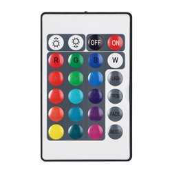 BEZPRZEWODOWY STEROWNIK DO TAŚM RGB (WIELOKOLOROWYCH TAŚM OŚWIETLENIOWYCH LED) Z PILOTEM 24 PRZYCISKOWYM ORNO BEZPRZEWODOWY STEROWNIK DO TAŚM RGB (WIELOKOLOROWYCH TAŚM OŚWIETLENIOWYCH LED) Z PILOTEM 24 PRZYCISKOWYM ORNO