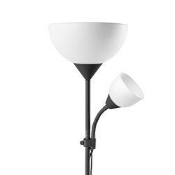 LAMPA STOJĄCA PODŁOGOWA URLAR, 175 CM, E27 MAX 40W, E14 MAX 25W, CZARNA ORNO LAMPA STOJĄCA PODŁOGOWA URLAR, 175 CM, E27 MAX 40W, E14 MAX 25W, CZARNA ORNO