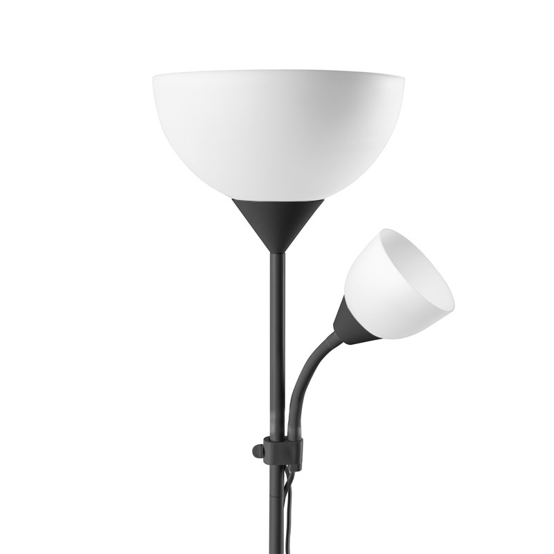 LAMPA STOJĄCA PODŁOGOWA URLAR, 175 CM, E27 MAX 40W, E14 MAX 25W, CZARNA ORNO LAMPA STOJĄCA PODŁOGOWA URLAR, 175 CM, E27 MAX 40W, E14 MAX 25W, CZARNA ORNO