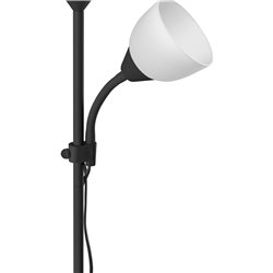 LAMPA STOJĄCA PODŁOGOWA URLAR, 175 CM, E27 MAX 40W, E14 MAX 25W, CZARNA ORNO LAMPA STOJĄCA PODŁOGOWA URLAR, 175 CM, E27 MAX 40W, E14 MAX 25W, CZARNA ORNO