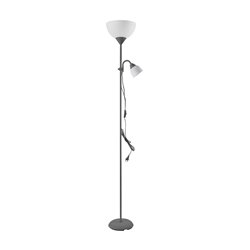 LAMPA STOJĄCA PODŁOGOWA URLAR, 175 CM, E27 MAX 40W, E14 MAX 25W, SZARA ORNO LAMPA STOJĄCA PODŁOGOWA URLAR, 175 CM, E27 MAX 40W, E14 MAX 25W, SZARA ORNO