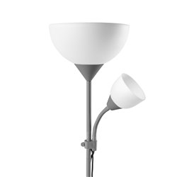 LAMPA STOJĄCA PODŁOGOWA URLAR, 175 CM, E27 MAX 40W, E14 MAX 25W, SZARA ORNO LAMPA STOJĄCA PODŁOGOWA URLAR, 175 CM, E27 MAX 40W, E14 MAX 25W, SZARA ORNO