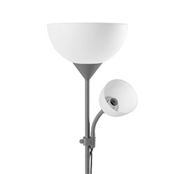 LAMPA STOJĄCA PODŁOGOWA URLAR, 175 CM, E27 MAX 40W, E14 MAX 25W, SZARA ORNO LAMPA STOJĄCA PODŁOGOWA URLAR, 175 CM, E27 MAX 40W, E14 MAX 25W, SZARA ORNO