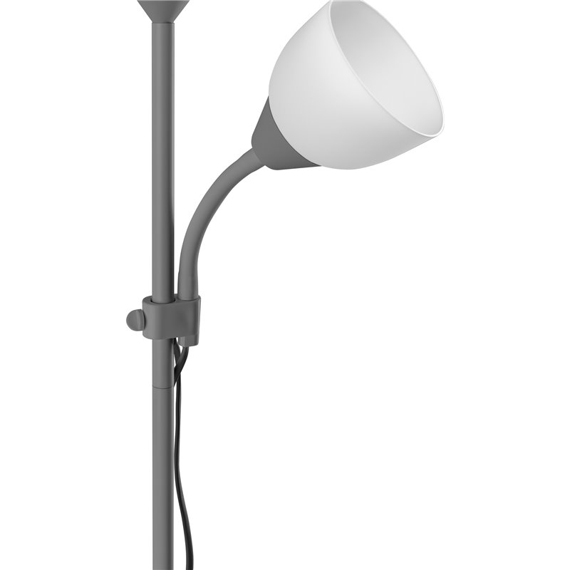 LAMPA STOJĄCA PODŁOGOWA URLAR, 175 CM, E27 MAX 40W, E14 MAX 25W, SZARA ORNO LAMPA STOJĄCA PODŁOGOWA URLAR, 175 CM, E27 MAX 40W, E14 MAX 25W, SZARA ORNO