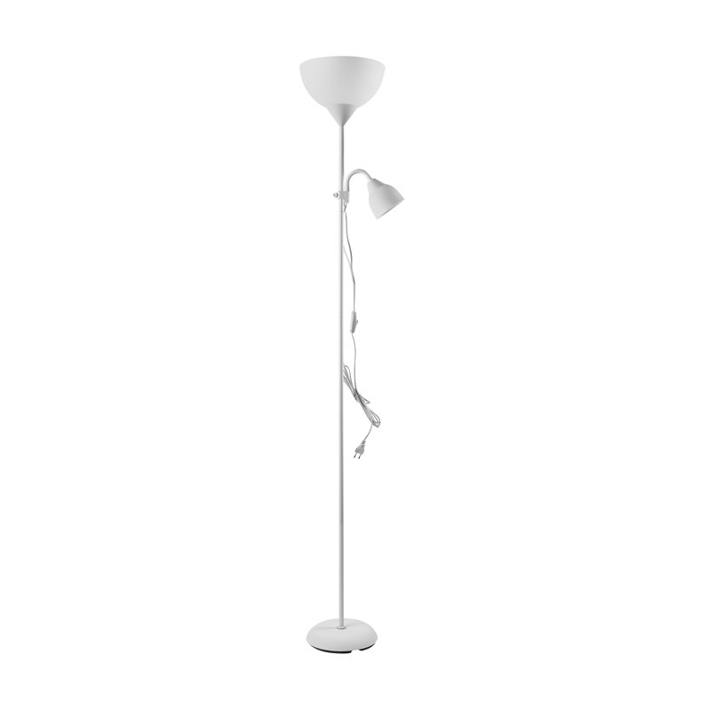 LAMPA STOJĄCA PODŁOGOWA URLAR, 175 CM, E27 MAX 40W, E14 MAX 25W, BIAŁA ORNO LAMPA STOJĄCA PODŁOGOWA URLAR, 175 CM, E27 MAX 40W, E14 MAX 25W, BIAŁA ORNO
