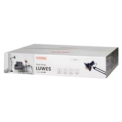 LUWES LAMPA PODŁOGOWA, 185 CM, E27, MAX. 18W, CZARNA ORNO LUWES LAMPA PODŁOGOWA, 185 CM, E27, MAX. 18W, CZARNA ORNO