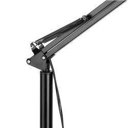 LUWES LAMPA PODŁOGOWA, 185 CM, E27, MAX. 18W, CZARNA ORNO LUWES LAMPA PODŁOGOWA, 185 CM, E27, MAX. 18W, CZARNA ORNO