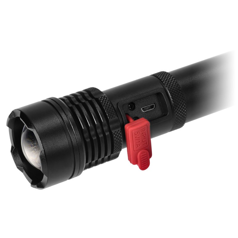 TAKTYCZNA LATARKA RĘCZNA LED COB 12W Z FUNKCJĄ ZOOM I AKUMULATOREM 2200 MAH ORNO TAKTYCZNA LATARKA RĘCZNA LED COB 12W Z FUNKCJĄ ZOOM I AKUMULATOREM 2200 MAH ORNO