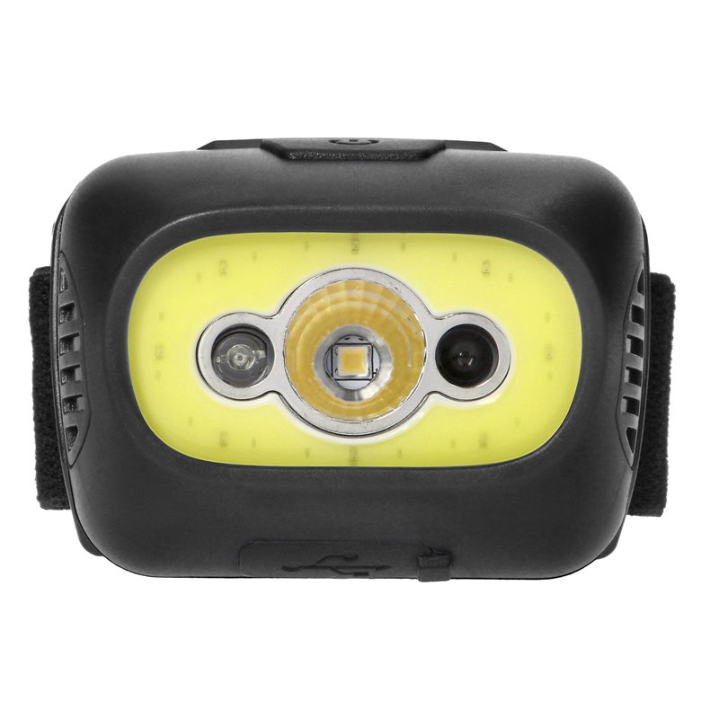 LATARKA CZOŁOWA COB LED Z CZUJNIKIEM RUCHU, AKUMULATOROWA, CZARNA ORNO LATARKA CZOŁOWA COB LED Z CZUJNIKIEM RUCHU, AKUMULATOROWA, CZARNA ORNO