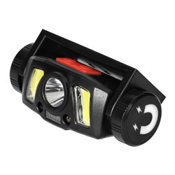 LATARKA CZOŁOWA/ŚWIATŁO ROWEROWE LED COB + XPG Z AKUMULATOREM LI-ION 1200MAH, CZUJNIK RUCHU ORNO LATARKA CZOŁOWA/ŚWIATŁO ROWEROWE LED COB + XPG Z AKUMULATOREM LI-ION 1200MAH, CZUJNIK RUCHU ORNO