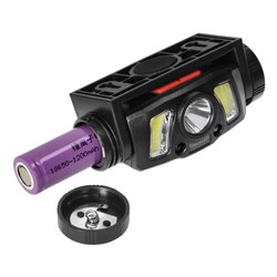 LATARKA CZOŁOWA/ŚWIATŁO ROWEROWE LED COB + XPG Z AKUMULATOREM LI-ION 1200MAH, CZUJNIK RUCHU ORNO LATARKA CZOŁOWA/ŚWIATŁO ROWEROWE LED COB + XPG Z AKUMULATOREM LI-ION 1200MAH, CZUJNIK RUCHU ORNO