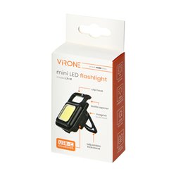 MINI LATARKA LED COB, 400LM, 500 MAH, 6500K ORNO MINI LATARKA LED COB, 400LM, 500 MAH, 6500K ORNO