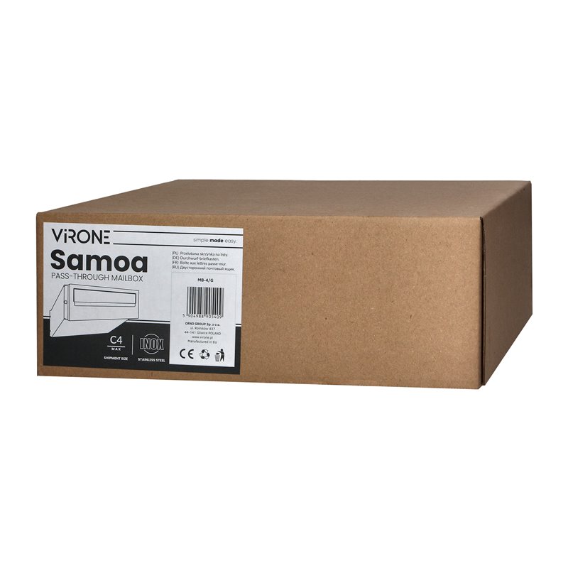 SKRZYNKA NA LISTY SAMOA, INOX ORNO SKRZYNKA NA LISTY SAMOA, INOX ORNO