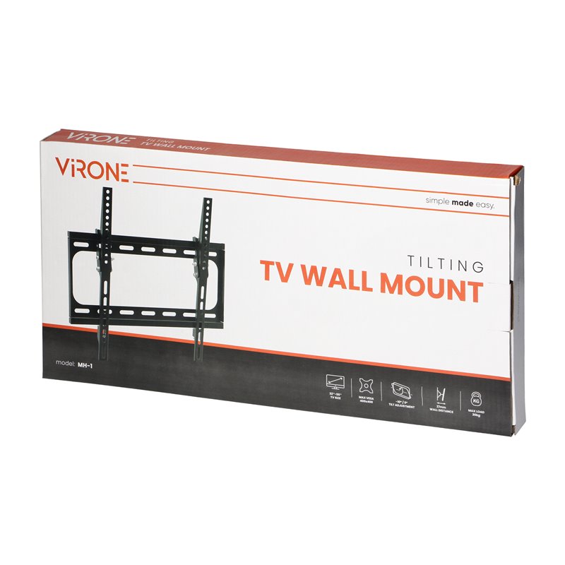 UCHYLNY UCHWYT ŚCIENNY DO TV, 32"-55" ORNO UCHYLNY UCHWYT ŚCIENNY DO TV, 32"-55" ORNO