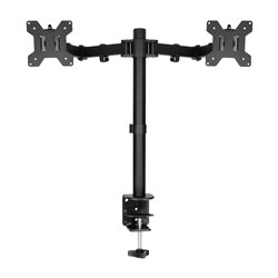 OBROTOWY UCHWYT BIURKOWY DO DWÓCH MONITORÓW, 13"-27” ORNO OBROTOWY UCHWYT BIURKOWY DO DWÓCH MONITORÓW, 13"-27” ORNO