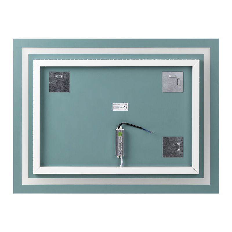 LUSTRO PROSTOKĄTNE LED 80X60 CM (PION/POZIOM, Z MARGINESEM, 4000K) ORNO LUSTRO PROSTOKĄTNE LED 80X60 CM (PION/POZIOM, Z MARGINESEM, 4000K) ORNO