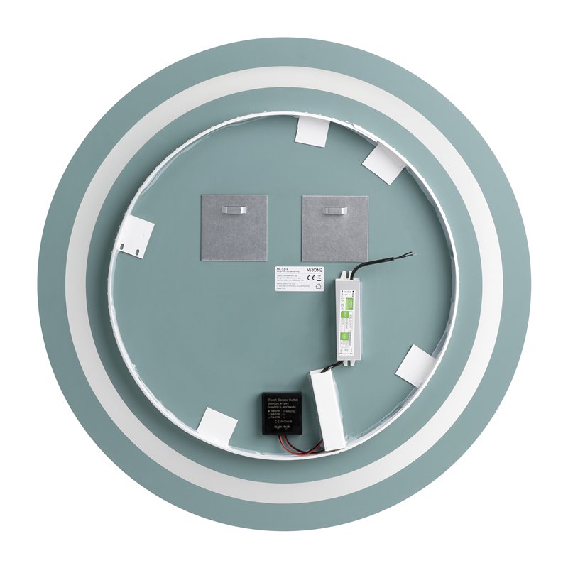 OKRĄGŁE LUSTRO LED FI 60 CM (Z WBUDOWANYM WŁĄCZNIKIEM, Z MARGINESEM, 4000K) ORNO OKRĄGŁE LUSTRO LED FI 60 CM (Z WBUDOWANYM WŁĄCZNIKIEM, Z MARGINESEM, 4000K) ORNO