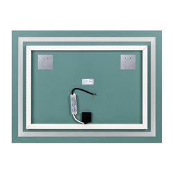 LUSTRO PROSTOKĄTNE POZIOME LED 80X60 CM (Z WBUDOWANYM WŁĄCZNIKIEM, Z MARGINESEM, 4000K) ORNO LUSTRO PROSTOKĄTNE POZIOME LED 80X60 CM (Z WBUDOWANYM WŁĄCZNIKIEM, Z MARGINESEM, 4000K) ORNO