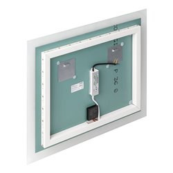 LUSTRO PROSTOKĄTNE POZIOME LED 60X50 CM (Z WBUDOWANYM WŁĄCZNIKIEM, BEZ MARGINESU, 4000K) ORNO LUSTRO PROSTOKĄTNE POZIOME LED 60X50 CM (Z WBUDOWANYM WŁĄCZNIKIEM, BEZ MARGINESU, 4000K) ORNO