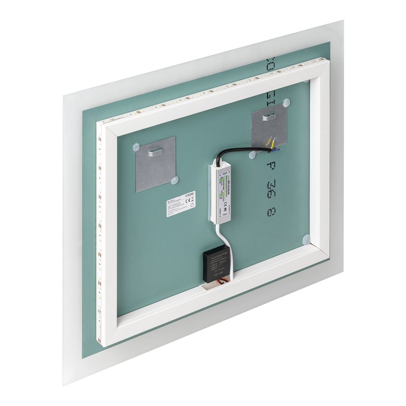 LUSTRO PROSTOKĄTNE POZIOME LED 60X50 CM (Z WBUDOWANYM WŁĄCZNIKIEM, BEZ MARGINESU, 4000K) ORNO LUSTRO PROSTOKĄTNE POZIOME LED 60X50 CM (Z WBUDOWANYM WŁĄCZNIKIEM, BEZ MARGINESU, 4000K) ORNO