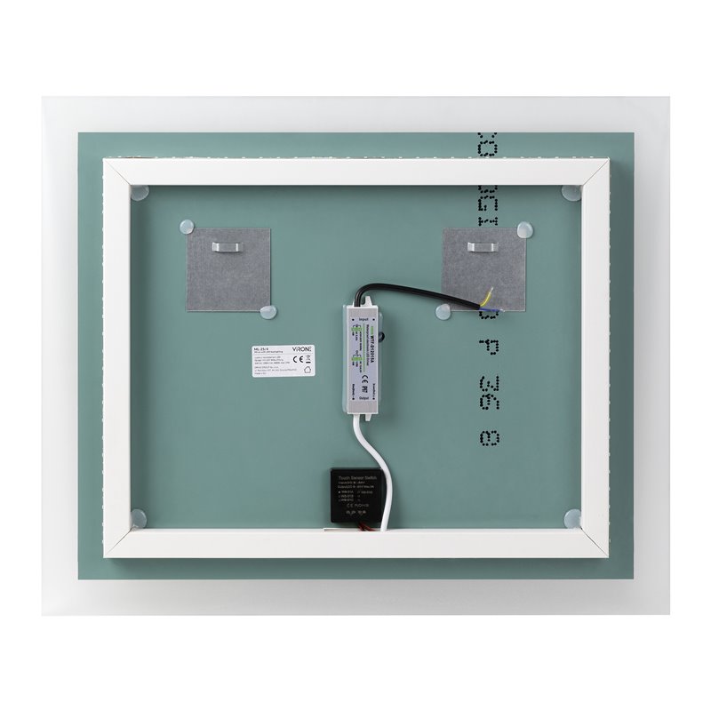 LUSTRO PROSTOKĄTNE POZIOME LED 60X50 CM (Z WBUDOWANYM WŁĄCZNIKIEM, BEZ MARGINESU, 4000K) ORNO LUSTRO PROSTOKĄTNE POZIOME LED 60X50 CM (Z WBUDOWANYM WŁĄCZNIKIEM, BEZ MARGINESU, 4000K) ORNO