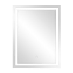 LUSTRO PROSTOKĄTNE PIONOWE LED 60X80 CM (Z WBUDOWANYM WŁĄCZNIKIEM, Z MARGINESEM, 4000K) ORNO LUSTRO PROSTOKĄTNE PIONOWE LED 60X80 CM (Z WBUDOWANYM WŁĄCZNIKIEM, Z MARGINESEM, 4000K) ORNO