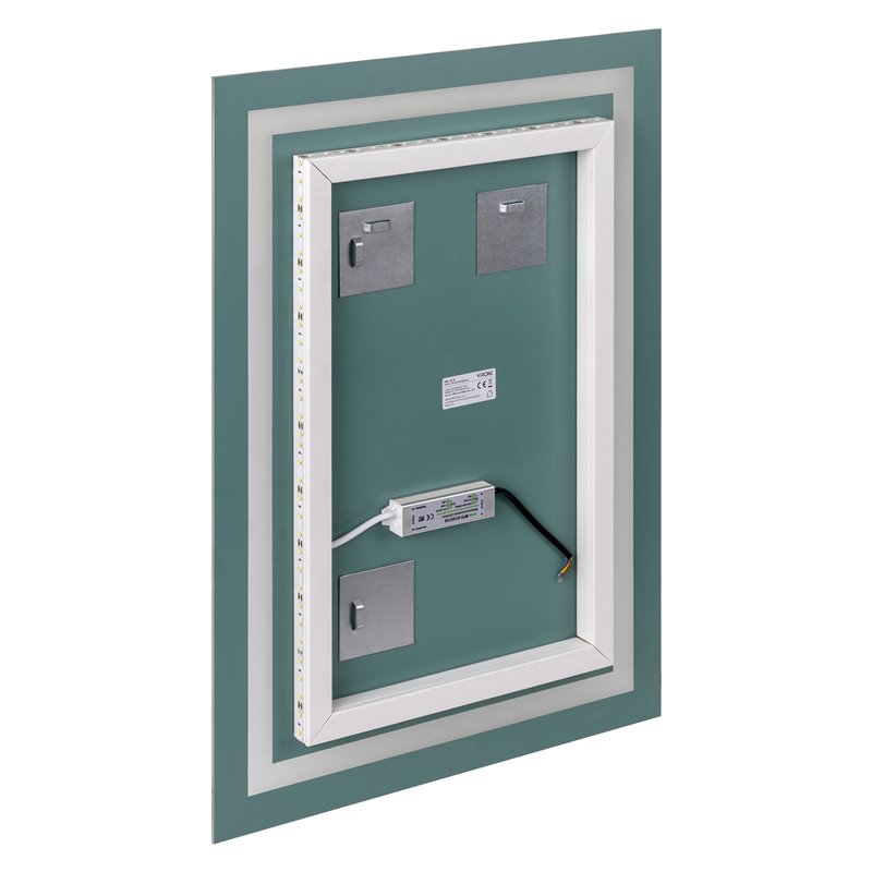 LUSTRO PROSTOKĄTNE LED 70X50 CM (PION/POZIOM, Z MARGINESEM, 4000K) ORNO LUSTRO PROSTOKĄTNE LED 70X50 CM (PION/POZIOM, Z MARGINESEM, 4000K) ORNO