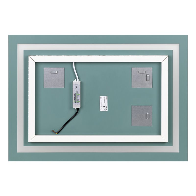 LUSTRO PROSTOKĄTNE LED 70X50 CM (PION/POZIOM, Z MARGINESEM, 4000K) ORNO LUSTRO PROSTOKĄTNE LED 70X50 CM (PION/POZIOM, Z MARGINESEM, 4000K) ORNO