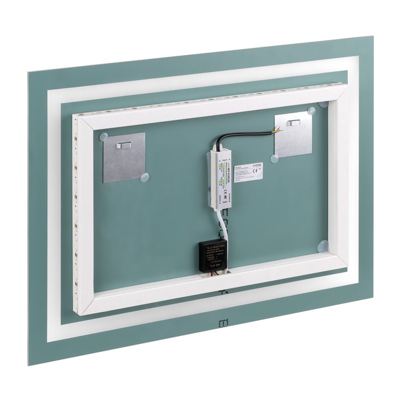 LUSTRO PROSTOKĄTNE POZIOME LED 70X50 CM (Z WBUDOWANYM WŁĄCZNIKIEM, Z MARGINESEM, 4000K) ORNO LUSTRO PROSTOKĄTNE POZIOME LED 70X50 CM (Z WBUDOWANYM WŁĄCZNIKIEM, Z MARGINESEM, 4000K) ORNO