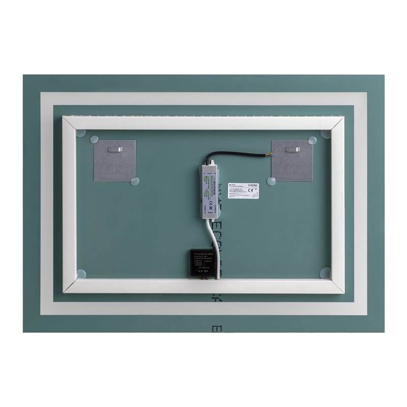 LUSTRO PROSTOKĄTNE POZIOME LED 70X50 CM (Z WBUDOWANYM WŁĄCZNIKIEM, Z MARGINESEM, 4000K) ORNO LUSTRO PROSTOKĄTNE POZIOME LED 70X50 CM (Z WBUDOWANYM WŁĄCZNIKIEM, Z MARGINESEM, 4000K) ORNO