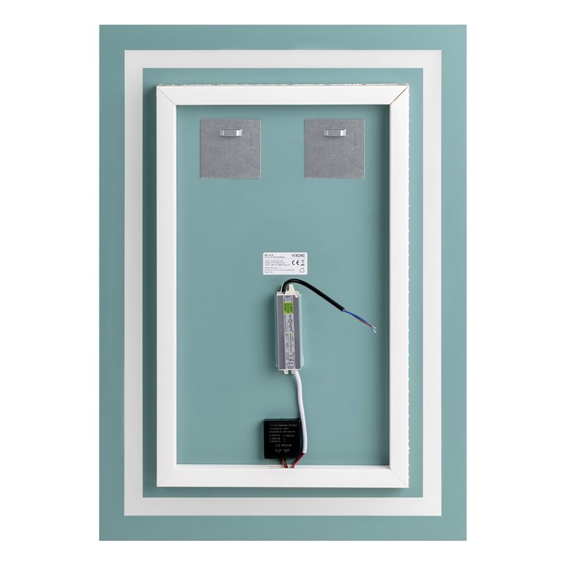 LUSTRO PROSTOKĄTNE PIONOWE LED 50X70 CM (Z WBUDOWANYM WŁĄCZNIKIEM, Z MARGINESEM, 4000K) ORNO LUSTRO PROSTOKĄTNE PIONOWE LED 50X70 CM (Z WBUDOWANYM WŁĄCZNIKIEM, Z MARGINESEM, 4000K) ORNO