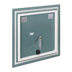 KWADRATOWE LUSTRO LED 80X80 CM (Z WBUDOWANYM WŁĄCZNIKIEM, Z MARGINESEM, 4000K) ORNO KWADRATOWE LUSTRO LED 80X80 CM (Z WBUDOWANYM WŁĄCZNIKIEM, Z MARGINESEM, 4000K) ORNO