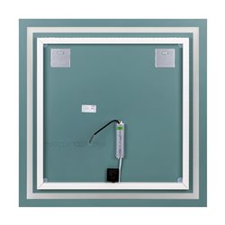 KWADRATOWE LUSTRO LED 80X80 CM (Z WBUDOWANYM WŁĄCZNIKIEM, Z MARGINESEM, 4000K) ORNO KWADRATOWE LUSTRO LED 80X80 CM (Z WBUDOWANYM WŁĄCZNIKIEM, Z MARGINESEM, 4000K) ORNO