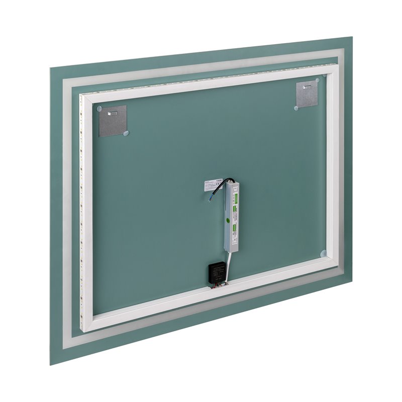 LUSTRO PROSTOKĄTNE POZIOME LED 100X80 CM (Z WBUDOWANYM WŁĄCZNIKIEM, Z MARGINESEM, 4000K) ORNO LUSTRO PROSTOKĄTNE POZIOME LED 100X80 CM (Z WBUDOWANYM WŁĄCZNIKIEM, Z MARGINESEM, 4000K) ORNO