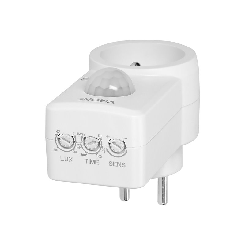 GNIAZDKOWY CZUJNIK RUCHU 120° IP20, 280W ORNO GNIAZDKOWY CZUJNIK RUCHU 120° IP20, 280W ORNO