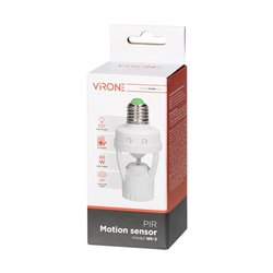 GNIAZDO ŻARÓWKI Z CZUJNIKIEM RUCHU, 360ST. IP20, GWINT E27, 1X60W ORNO GNIAZDO ŻARÓWKI Z CZUJNIKIEM RUCHU, 360ST. IP20, GWINT E27, 1X60W ORNO
