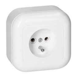 GNIAZDO POJEDYNCZE N/T 2P+Z 16A, 250V, FAN, BIAŁY ORNO GNIAZDO POJEDYNCZE N/T 2P+Z 16A, 250V, FAN, BIAŁY ORNO