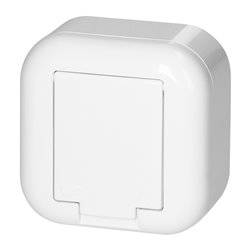 GNIAZDO POJEDYNCZE N/T 2P+Z 16A, 250V Z KLAPKĄ W KOLORZE WYROBU, FAN, BIAŁY ORNO GNIAZDO POJEDYNCZE N/T 2P+Z 16A, 250V Z KLAPKĄ W KOLORZE WYROBU, FAN, BIAŁY ORNO