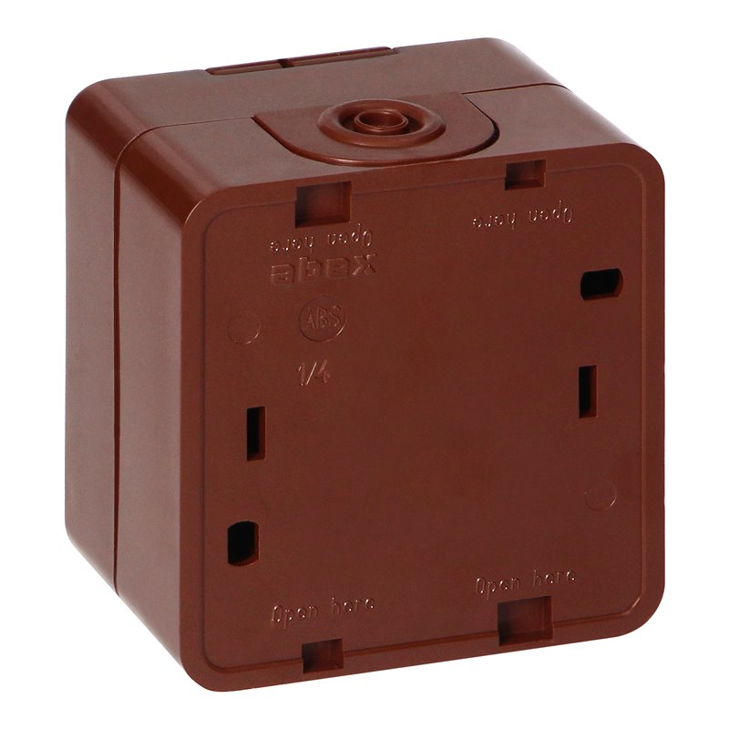 GNIAZDO POJEDYNCZE 2P+Z SCHUKO BRYZGOODPORNE Z KLAPKĄ W KOLORZE WYROBU IP44, SMART, BRĄZOWY ORNO GNIAZDO POJEDYNCZE 2P+Z SCHUKO BRYZGOODPORNE Z KLAPKĄ W KOLORZE WYROBU IP44, SMART, BRĄZOWY ORNO