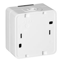 GNIAZDO POJEDYNCZE 2P+Z SCHUKO BRYZGOODPORNE Z KLAPKĄ DYMNĄ IP44, SMART, BIAŁY ORNO GNIAZDO POJEDYNCZE 2P+Z SCHUKO BRYZGOODPORNE Z KLAPKĄ DYMNĄ IP44, SMART, BIAŁY ORNO