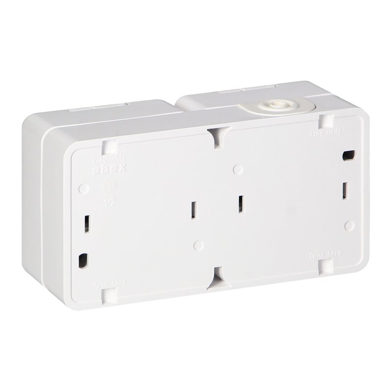 GNIAZDO PODWÓJNE 2X 2P+Z SCHUKO BRYZGOODPORNE Z KLAPKĄ W KOLORZE WYROBU IP44, SMART, BIAŁY ORNO GNIAZDO PODWÓJNE 2X 2P+Z SCHUKO BRYZGOODPORNE Z KLAPKĄ W KOLORZE WYROBU IP44, SMART, BIAŁY ORNO