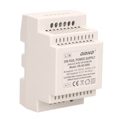ZASILACZ IMPULSOWY NA SZYNĘ DIN 12V, 0,4A ORNO ZASILACZ IMPULSOWY NA SZYNĘ DIN 12V, 0,4A ORNO